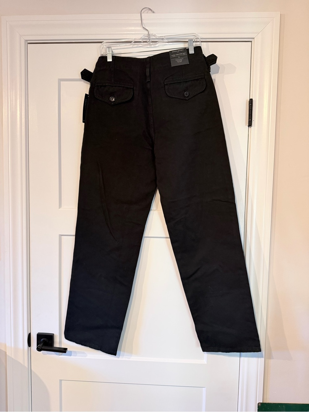 Banana Republic Black Ultra High-Rise Tapered Pants size 6 - Picture 4 of 7